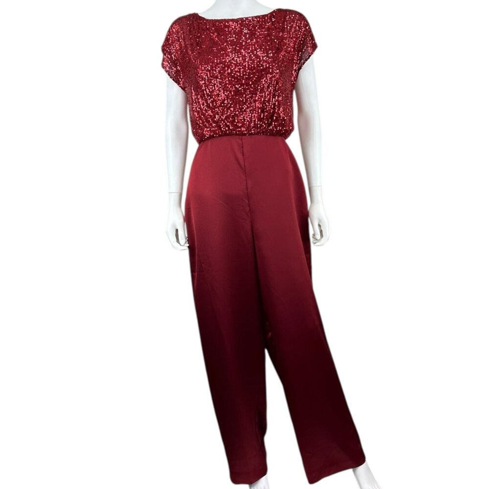 TRINA TURK NWT Red Shimai 2 Jumpsuit Size 6 D0306